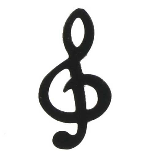 Confetti Music Clef Note Black - As low as $1.81 per 1/2 oz. FREE SHIP - £3.11 GBP - £22.60 GBP