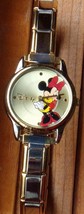 Stunning Disney Minnie Mouse Italian Charm Watch! Pretty Gold Dial! Beau... - $150.00
