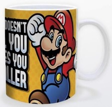 Super Mario What Doesn&#39;t You Kill Makes You Smaller 11oz Mug Licensed Ni... - £12.50 GBP