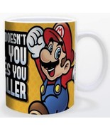 Super Mario What Doesn&#39;t You Kill Makes You Smaller 11oz Mug Licensed Ni... - £12.50 GBP
