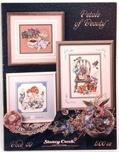 Petals of Beauty Stoney Creek Cross Stitch Patterns Book 89 Flowers - $5.00