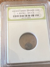 Ancient Greek Bronze Coin, c. 400 BC - 300 AD.  - £87.91 GBP