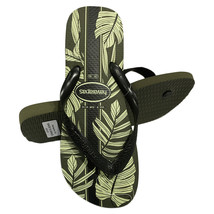 NWT HAVAIANAS MSRP $29.99 MEN&#39;S GREEN BEACH THONG FLIP FLOPS SANDALS - £13.26 GBP