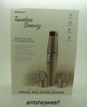 VIVITAR 3 in 1 Rechargeable Facial Epilation System NIB Timeless Beauty - £37.34 GBP