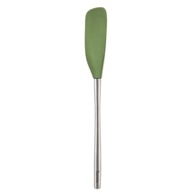 Tovolo Flex-Core Long-Handled Silicone Jar Scraper Spatula, Stainless Steel Hand - £18.82 GBP