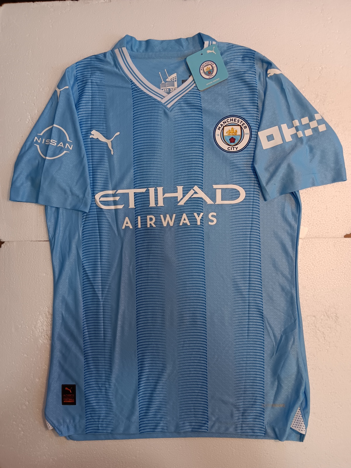 Phil Foden #47 Manchester City FC Japan Black Eye Patch Match Home Soccer Jersey Item image 4