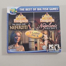 Big Fish PC Game Hidden Object Curse Of The Pharaoh Nefertiti Napoleon 2 Games - £6.35 GBP