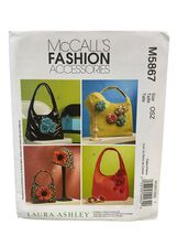McCall's M5867 Fashion Accessories Purses Bags One Size 2000s - $7.67