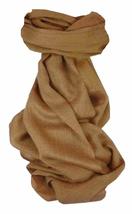 Pashmina &amp; Silk MENS Fine Cashmere Scarf Caramel - £54.10 GBP