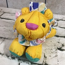 Vintage 1995 Fisher Price Puffalump Lion Plush Rattle Crib Toy Stuffed A... - £38.69 GBP