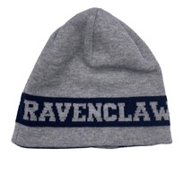 Harry Potter Official Ravenclaw Reversible Winter Beanie Gray Blue Unisex OS - £12.65 GBP