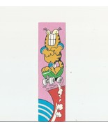 Vintage 80s GARFIELD Comic Skateboarding Bookmark Jim Davis - $13.83 CAD