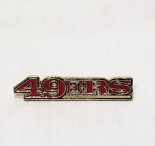 San Francisco 49ers NFL Football Team Logo Lapel Pin  1&quot; Enamel Red Gold... - $14.84