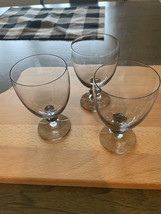 small cordial smokey gray glasses set of 3 - £15.82 GBP