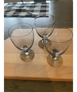 small cordial smokey gray glasses set of 3 - £15.46 GBP