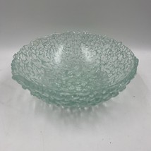 Bliss by Adeline? Up-Cycled Glass Bowl Studio Art Unsigned - $66.75
