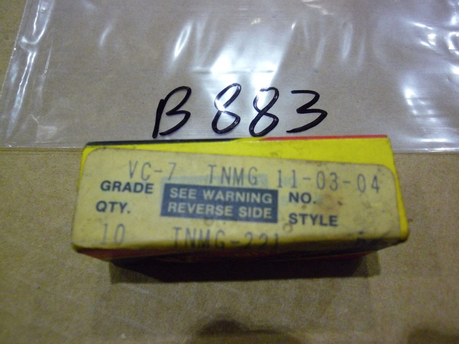VALENITE # TNMG-221 DK Cutting Insert (NOS) - $75.00