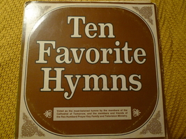 TEN FAVORITE HYMNS RECORD SALE Music Album Stereo Records ❃ FreshSpun - $277.32 MXN