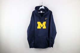 Nike Therma Fit Mens XL Block M University of Michigan Hoodie Sweatshirt... - £39.07 GBP