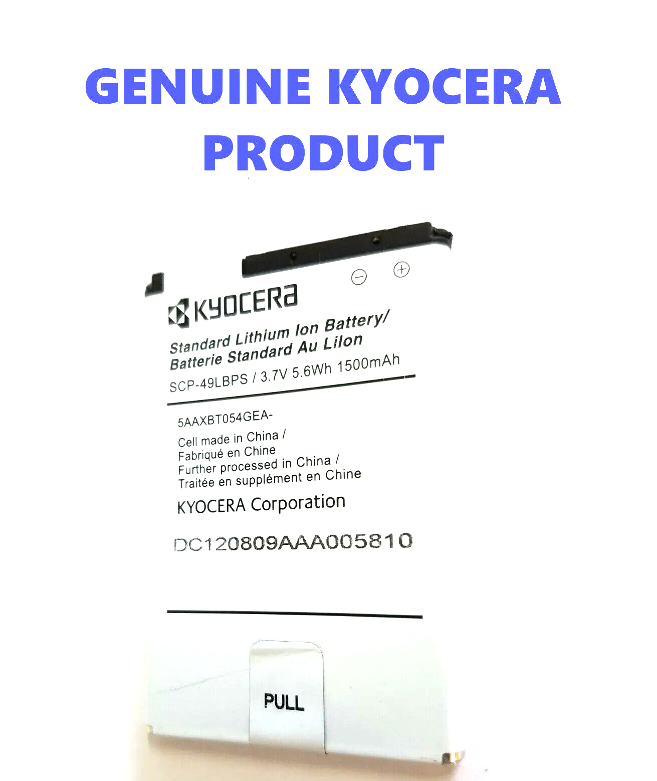 Upgrade Your Battery! Kyocera SCP-49LBPS (1400mAh) - Compatible with Hydro Rise