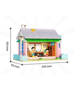 Chiibi Marukko Chan Series Building Blocks Classic Anime Living Room Sce... - $69.73 CAD
