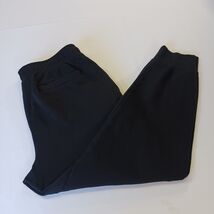 Reebok Men’s Size L (34×29)  Fleece Joggers Black Sweatpants REM243PA40021 image 2