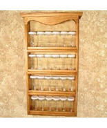 Spice Rack Wall Mounted - &quot;Americana Cabin&quot; Spice Rack - £71.90 GBP