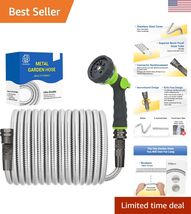 Premium 50FT Heavy-Duty Stainless Steel Hose - Leak-Proof &amp; Easy to Coil - $106.38