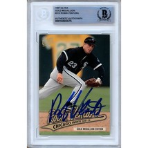 Robin Ventura Chicago White Sox Auto 1997 Fleer Ultra Gold #313 Signed BAS Slab - £68.60 GBP