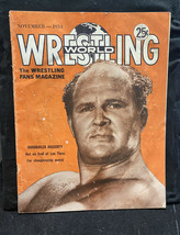 Lou Thesz Autographed 1954 Wrestling World Magazine JSA COA - £149.00 GBP