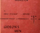 The Case of the Postponed Murder &amp; Gideon&#39;s Men by Erle Stanley Gardner,... - £4.57 GBP