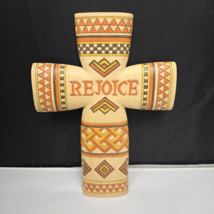 Crossroads Rejoice Wall Cross Plaque Resin Southwest Native American Des... - $12.99