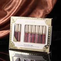 stila make up 8pcs Lipstick lipgloss Long Lasting Nonstick Cup Cosmetics Kit For - $51.98