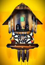 Vintage Classic SCHMECKENBECHER Musical 1 Day Cuckoo Clock #172 - £168.71 GBP