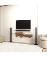 Batamex Parametric 36inch Floating Wavy Shelf Modern Geometric Wooden Wa... - $5,893.45 MXN