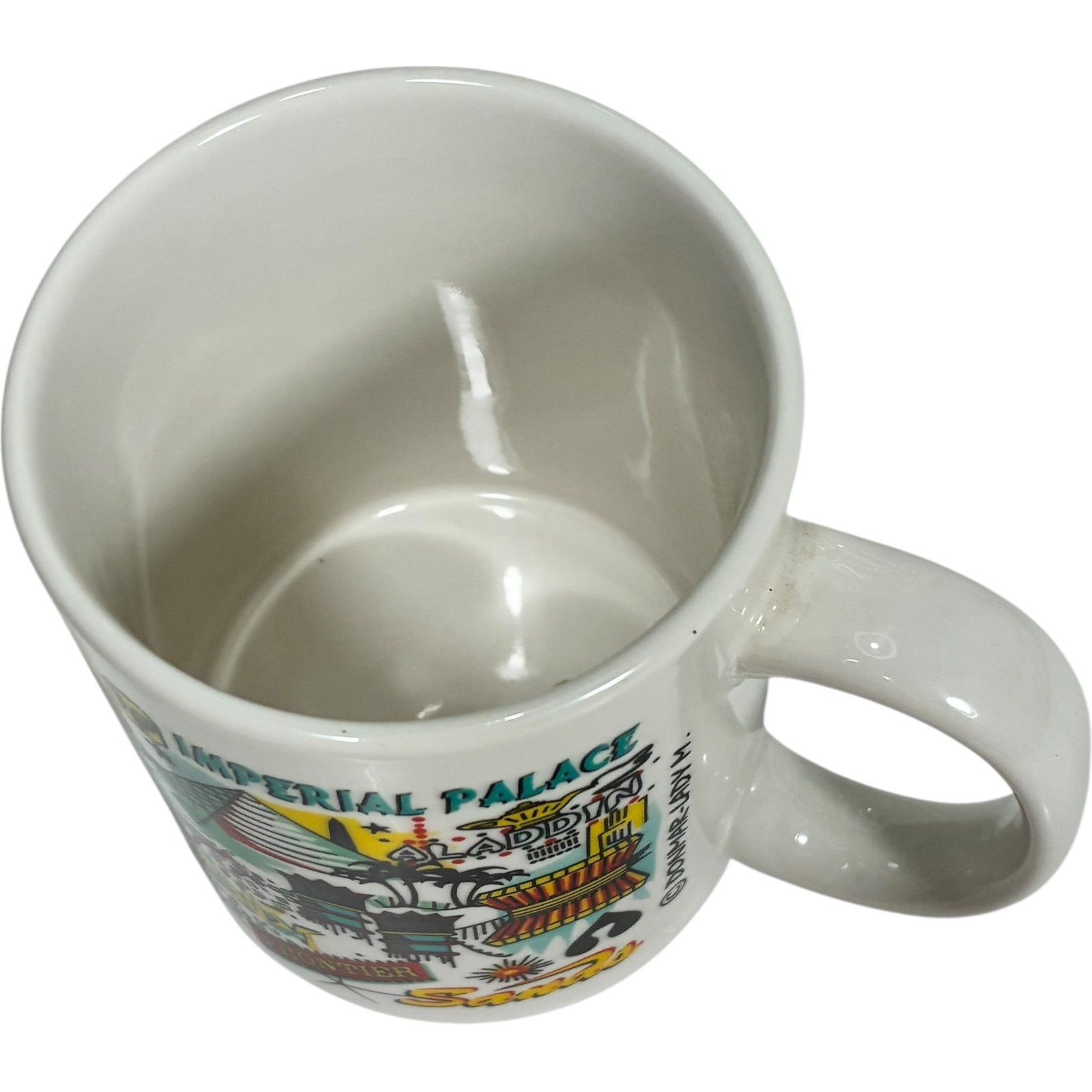 Vintage Las Vegas Casinos Mug 1994 Mirage Stardust Sands etc by Don Mar-Lady M Item image 4