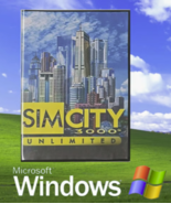 SimCity 3000 Unlimited Windows PC 2000 Computer Game - $5.95