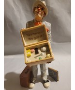 Judi&#39;s Pasttime 1986 Salesman 9&quot; Ceramic Figurine - $1,202.96 MXN