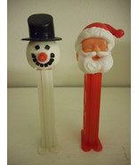 Vintage Santa and Snowman Pez with feet Yugoslavia (1971-1992) - $736.77 MXN