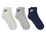 Nike Sportswear Everyday Essential Ankle Socks 3 Pairs Casual NWT DX5074... - £27.16 GBP