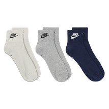 Nike Sportswear Everyday Essential Ankle Socks 3 Pairs Casual NWT DX5074-903 - £27.20 GBP