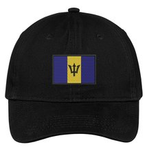 Trendy Apparel Shop Flag of Barbados Embroidered Cap Premium Cotton Dad Hat - Bl - £15.97 GBP