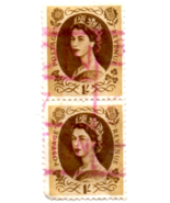 Pair of Collectible Vintage Postage Stamps - Estate Find - $3.99