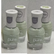 4 Sally Hansen Pure Vegan Nail Color Polish 375 Mint Refresh 0.33 oz - £13.56 GBP