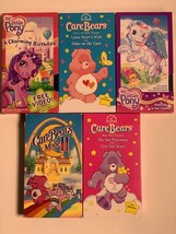 Classic 4 Care Bears &amp; 1 My Little Pony Used VHS Tapes - £12.75 GBP