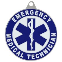 Emergency Medical Technician (EMT) First Responder Round Keychain - £8.87 GBP