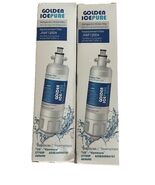 Golden ICE Pure Water Filters RWF1200A Lot of 2 for LG Kenmore Refrigera... - $27.26 CAD