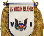 US Virgin Islands Window Hanging Flag (Shield) - $9.54