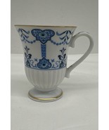 Avon 1984 source of collectible miniature blue white gold trimmed tea cup  - $16.63 CAD