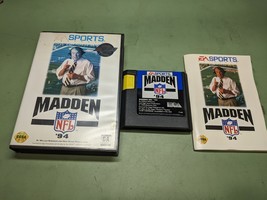 Madden NFL &#39;94 Sega Genesis Complete in Box - £4.94 GBP
